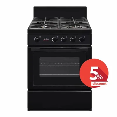 UNIVA UGE016Bi 4 GAS BURNER + ELECTRIC OVEN